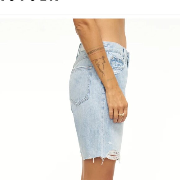 Pistola Kelly Denim Short in Rotunda Distressed - Picture 3 of 4